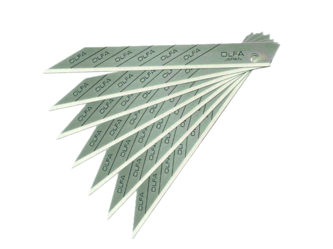 ST120-SAB SERIES - OLFA 30° 9 mm Silver Snap - Off Blades